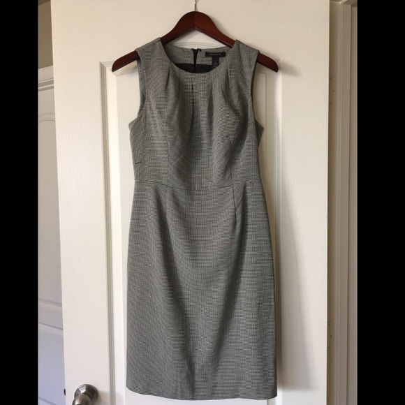 banana republic houndstooth dress